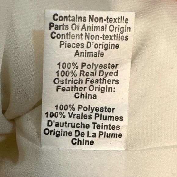 Ramy Brook NEW $365 White Danni Mock Neck Feather Blouse Top Size Medium - Picture 7 of 9